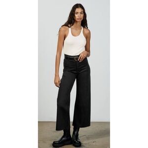 ZARA marine barrel leg black high waist jeans, Sz 0, $99 F39